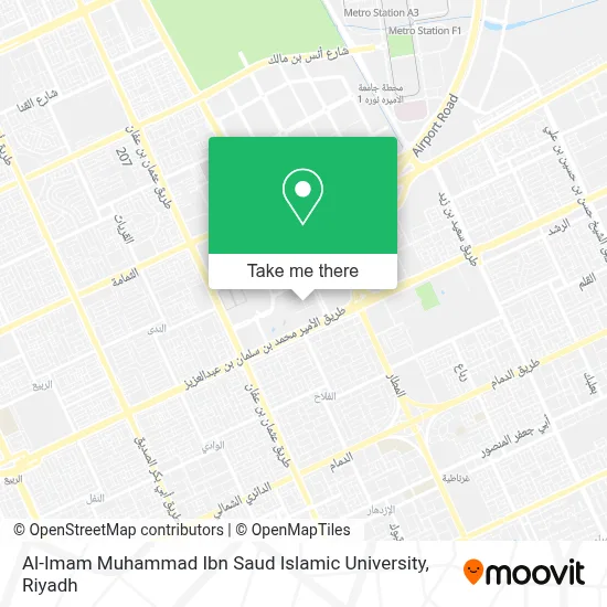Al-Imam Muhammad Ibn Saud Islamic University map