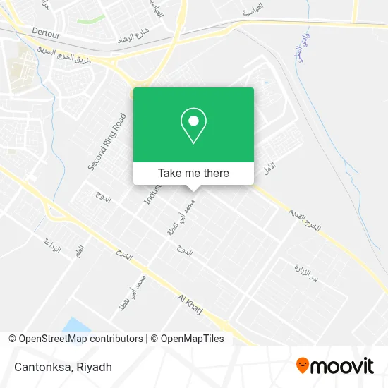 Cantonksa map