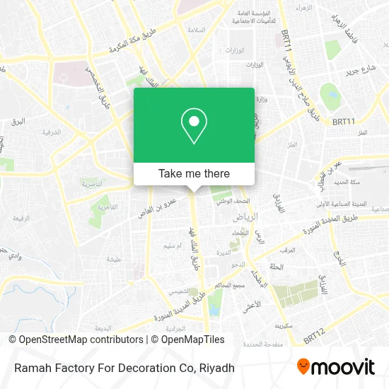 Ramah Factory For Decoration Co map
