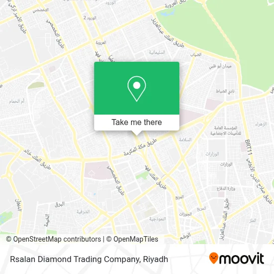Rsalan Diamond Trading Company map