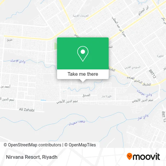 Nirvana Resort map