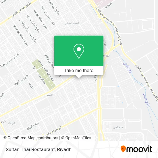 Sultan Thai Restaurant map