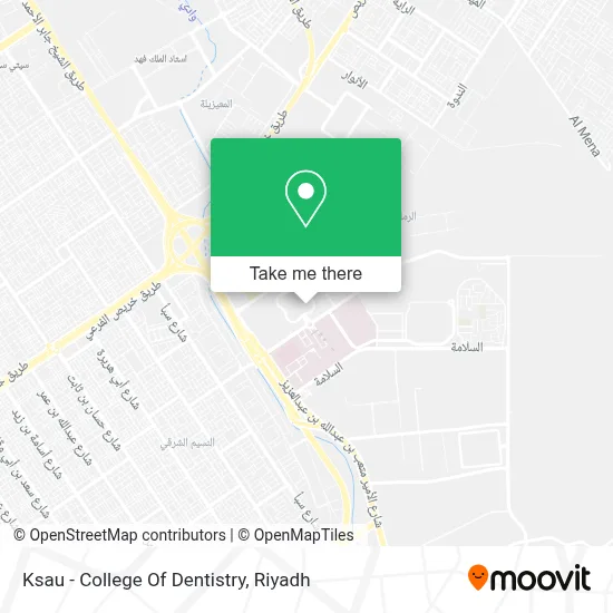 Ksau - College Of Dentistry map