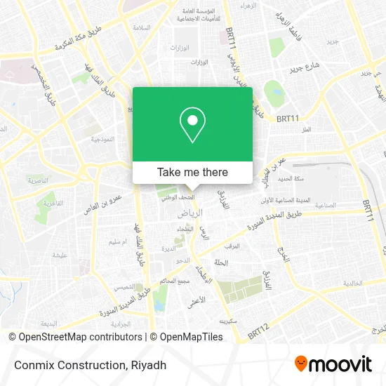 Conmix Construction map