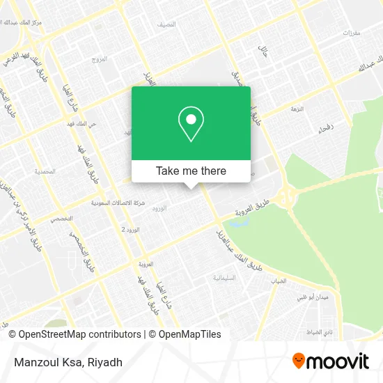 Manzoul Ksa map