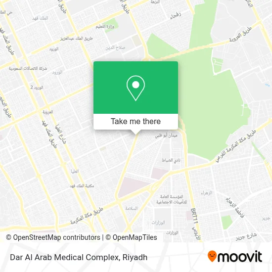Dar Al Arab Medical Complex map