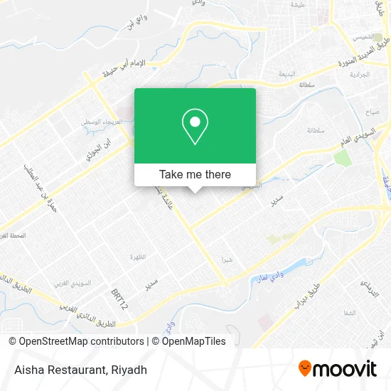 Aisha Restaurant map