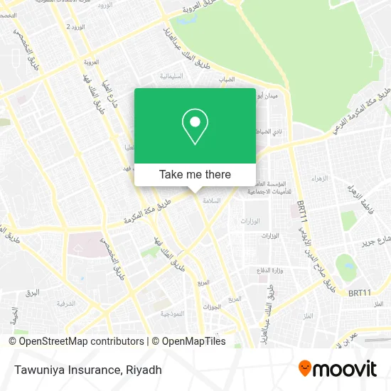 Tawuniya Insurance map