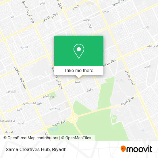 Sama Creatives Hub map