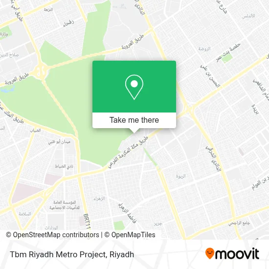 Tbm Riyadh Metro Project map