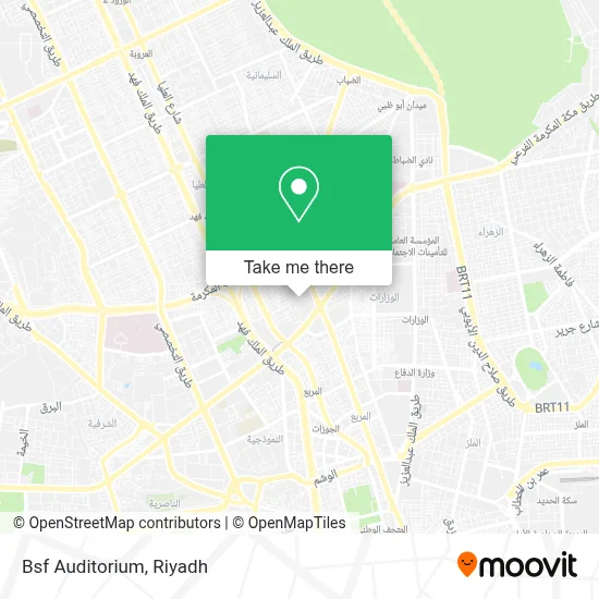 Bsf Auditorium map
