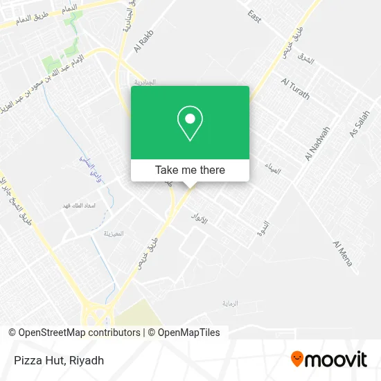 Pizza Hut map