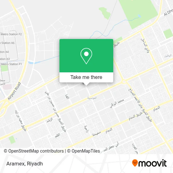 Aramex map