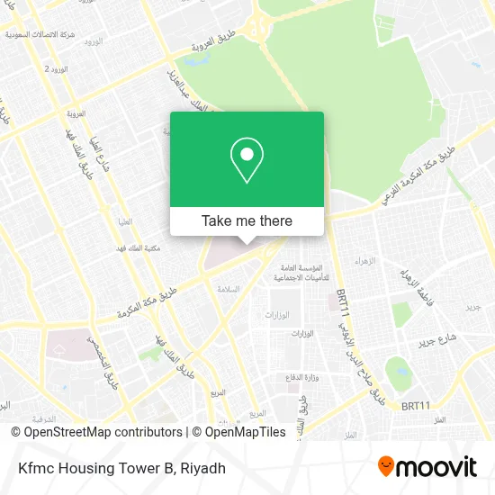 Kfmc Housing Tower B map