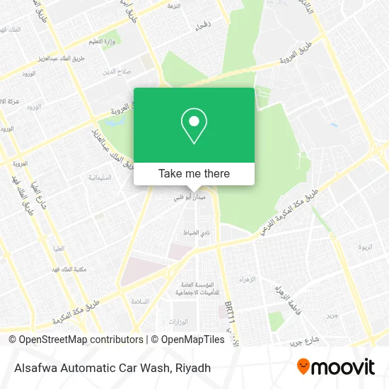 Alsafwa Automatic Car Wash map