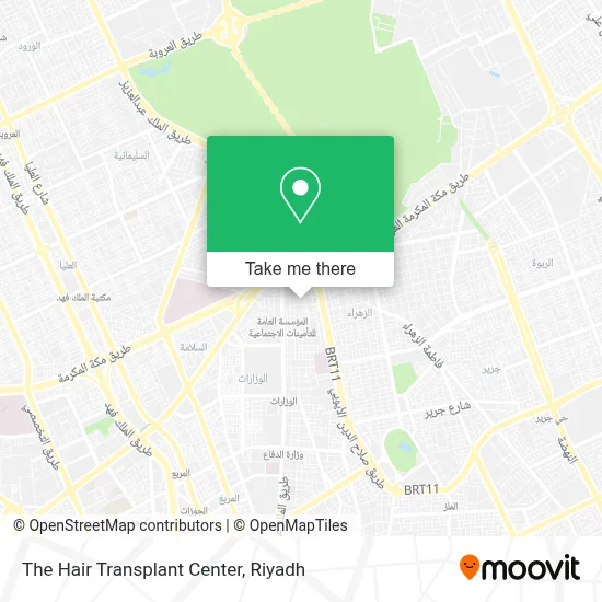 The Hair Transplant Center map