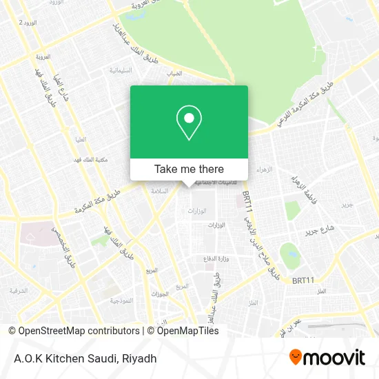 A.O.K Kitchen Saudi map