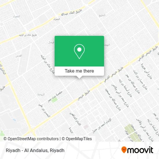 Riyadh - Al Andalus map