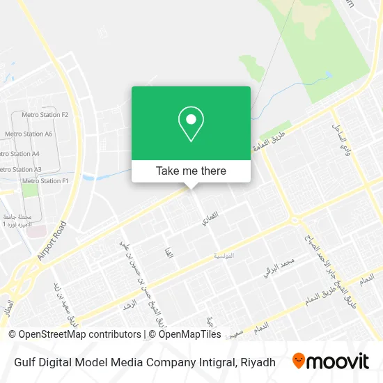 Gulf Digital Model Media Company Intigral map