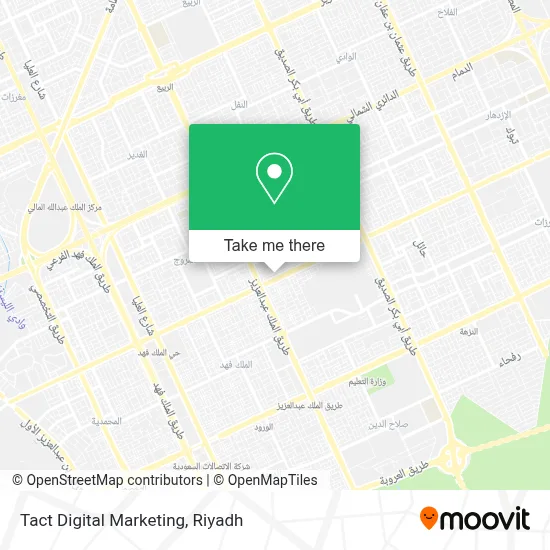 Tact Digital Marketing map