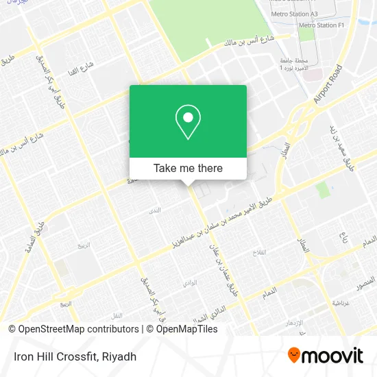 Iron Hill Crossfit map
