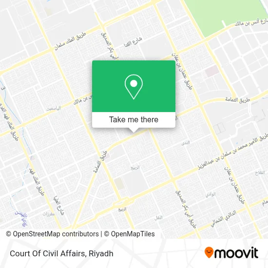 Court Of Civil Affairs map