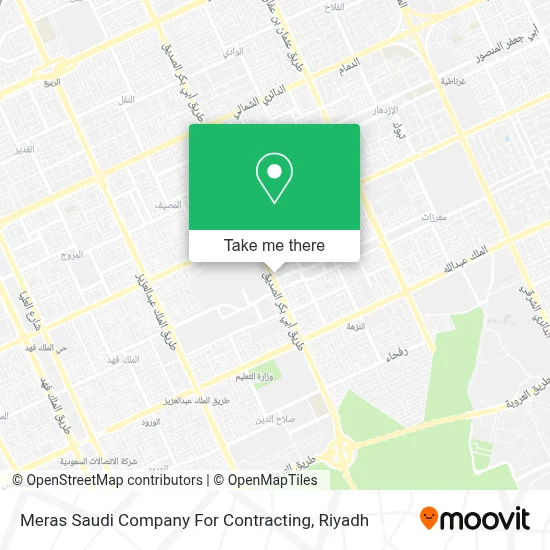 Meras Saudi Company For Contracting map