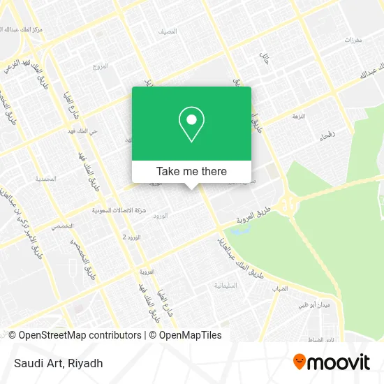 Saudi Art map