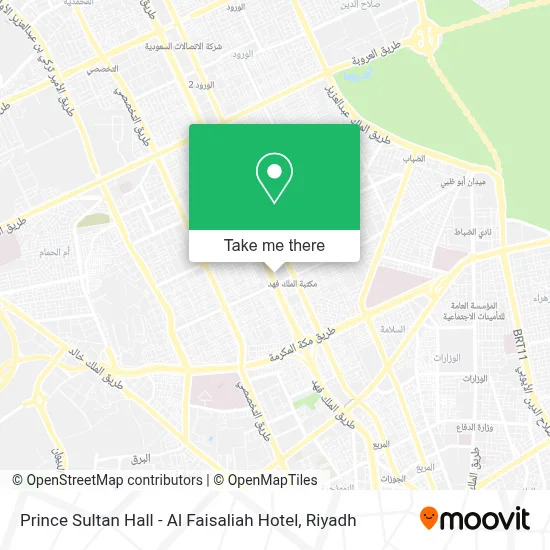 Prince Sultan Hall - Al Faisaliah Hotel map