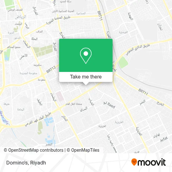Domino's map