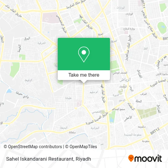 Sahel Iskandarani Restaurant map