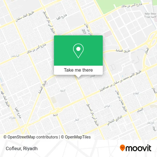 Cofleur map