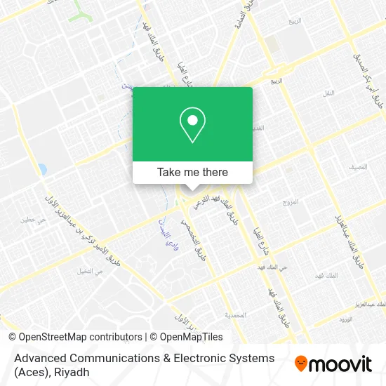 Advanced Communications & Electronic Systems (Aces) map