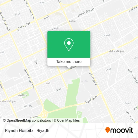 Riyadh Hospital map