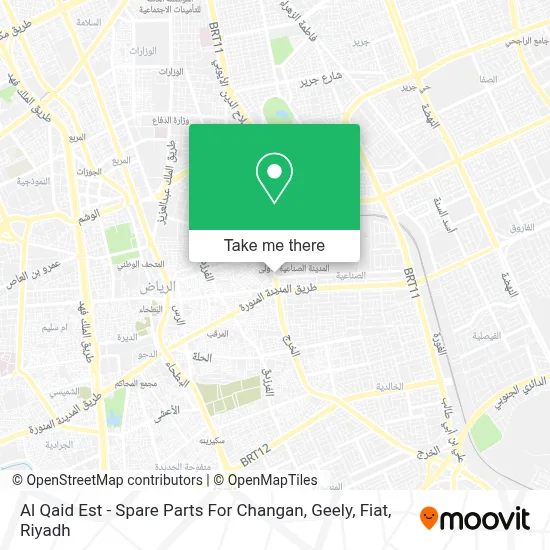 Al Qaid Est - Spare Parts For Changan, Geely, Fiat map