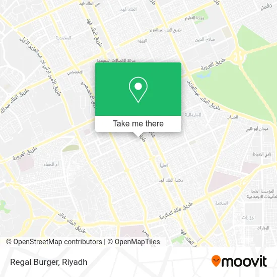 Regal Burger map