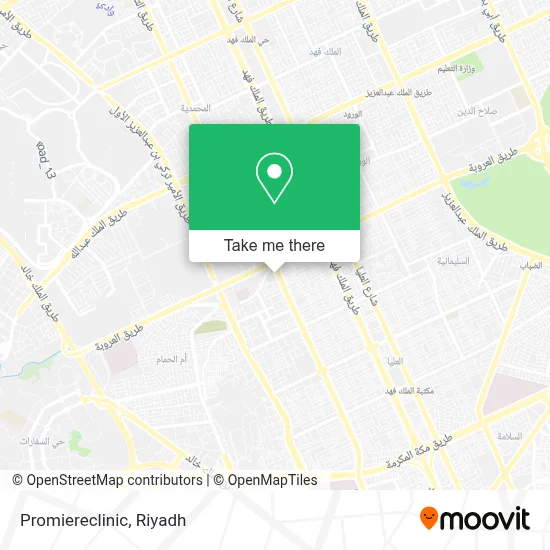 Promiereclinic map