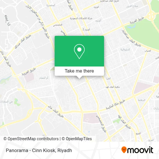 Panorama - Cinn Kiosk map