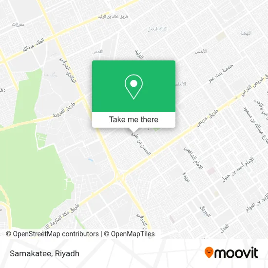 Samakatee map