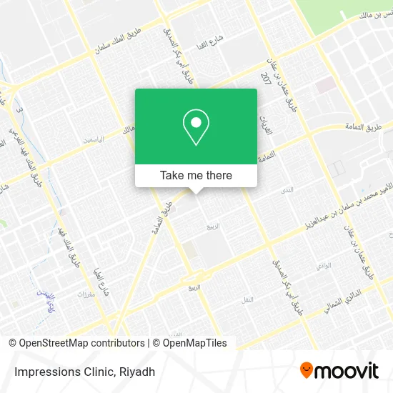 Impressions Clinic map