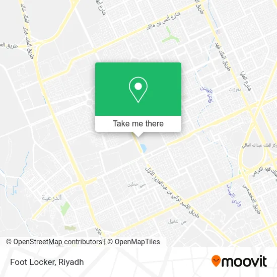 Foot Locker map