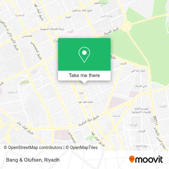 Bang & Olufsen map