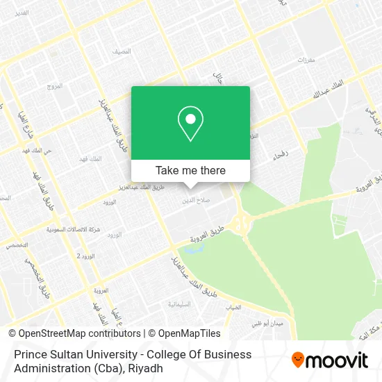 Prince Sultan University - College Of Business Administration (Cba) map