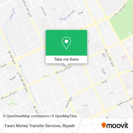 Fawri Money Transfer Services map