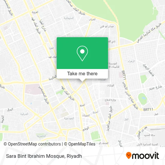 Sara Bint Ibrahim Mosque map