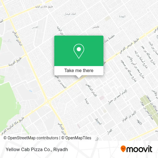 Yellow Cab Pizza Co. map