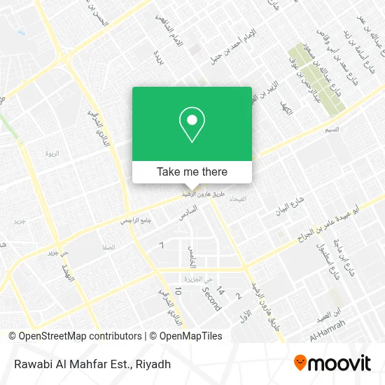 Rawabi Al Mahfar Est. map