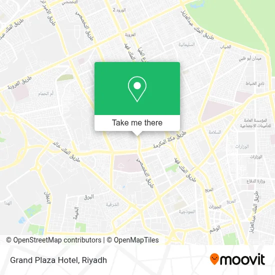Grand Plaza Hotel map