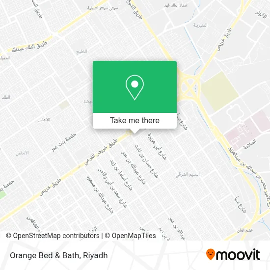 Orange Bed & Bath map