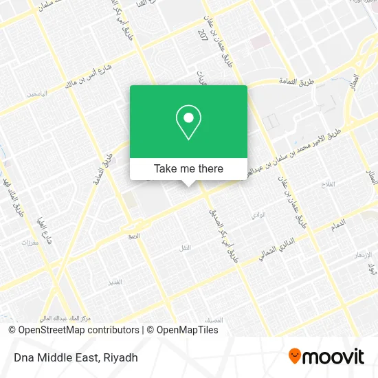 Dna Middle East map